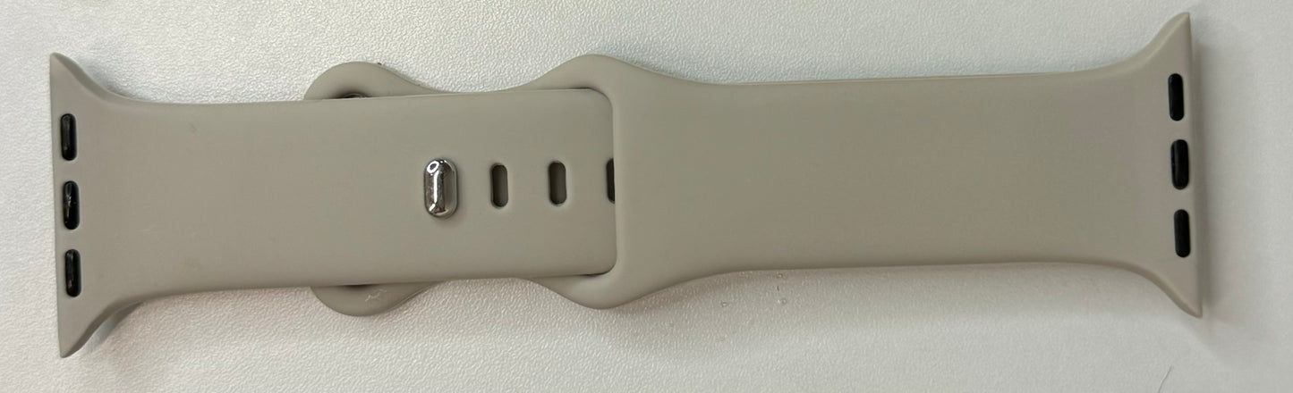 Silicone Engraved Apple Watch Bands - Multiple Designs/Colors