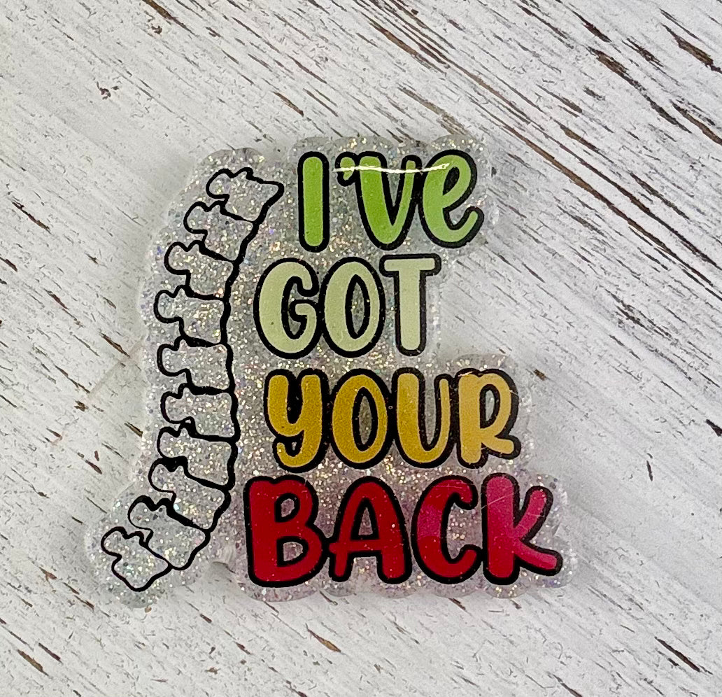 I've Got Your Back Badge Topper