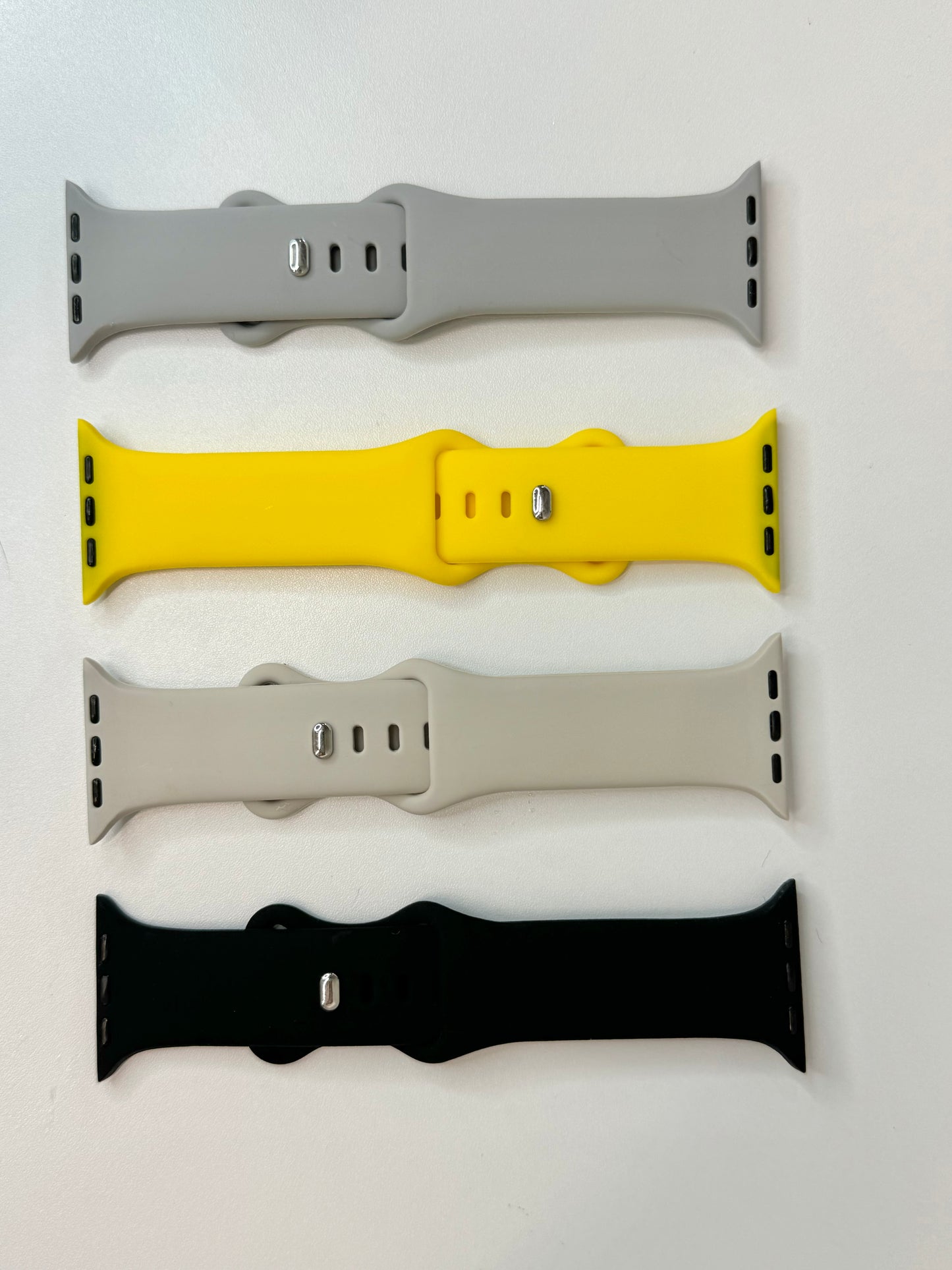 Silicone Engraved Apple Watch Bands - Multiple Designs/Colors