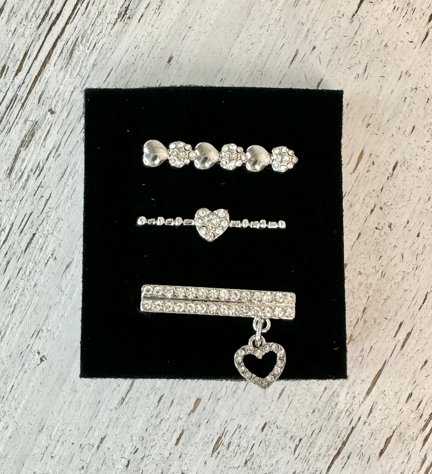 Silver Stackable Watch Band Charms - 6