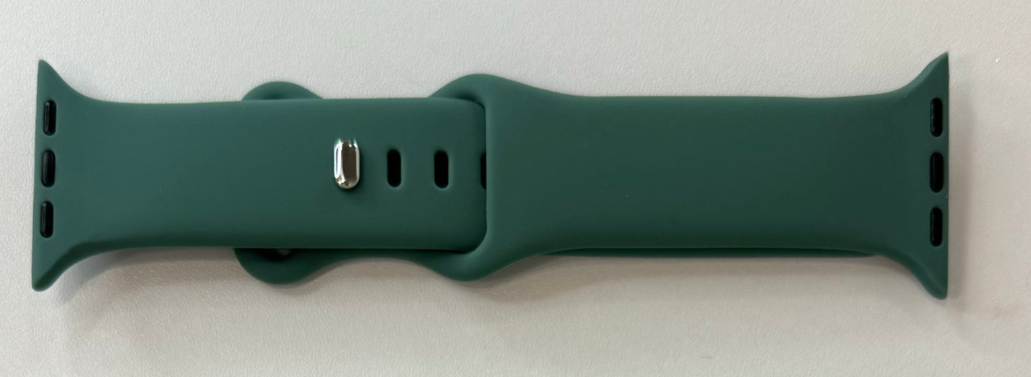 Silicone Engraved Apple Watch Bands - Multiple Designs/Colors