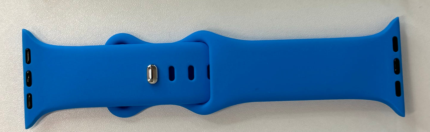 Silicone Engraved Apple Watch Bands - Multiple Designs/Colors
