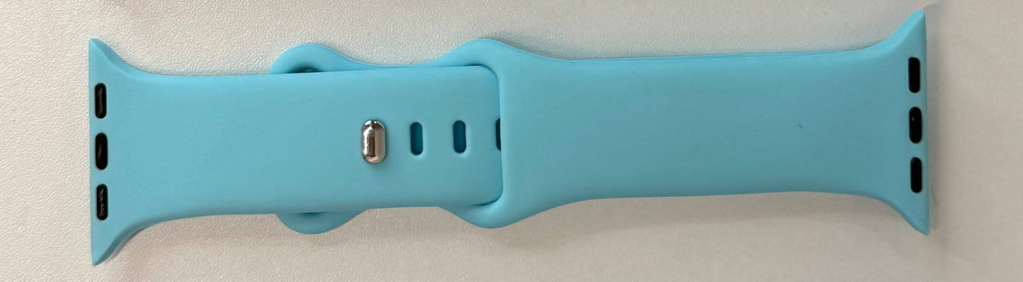 Silicone Engraved Apple Watch Bands - Multiple Designs/Colors