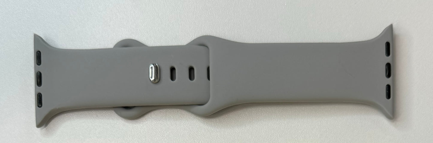 Silicone Engraved Apple Watch Bands - Multiple Designs/Colors