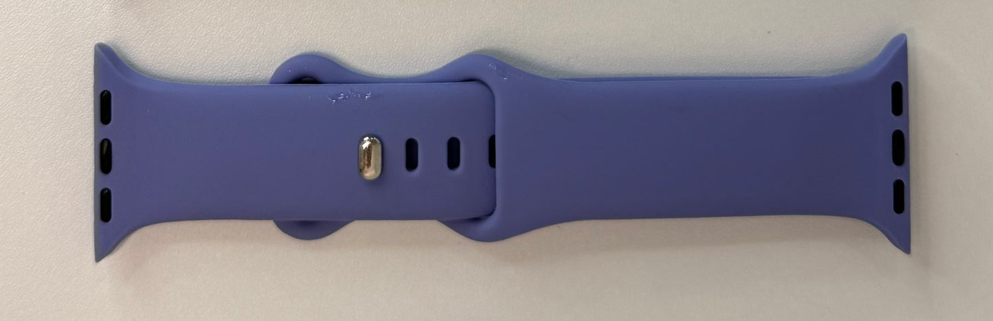 Silicone Engraved Apple Watch Bands - Multiple Designs/Colors