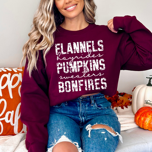 Pumpkins and Bonfires Sweatshirt