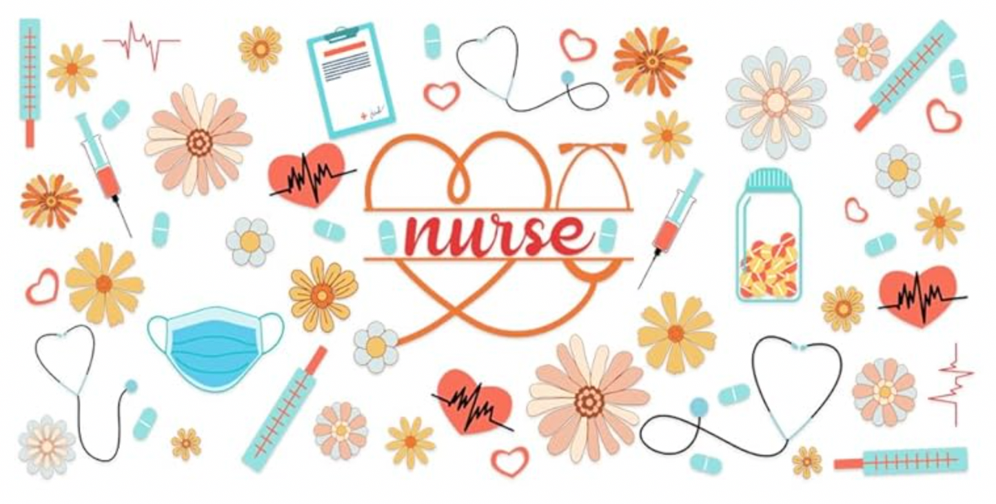 Nurse Heart Stethoscope - 16