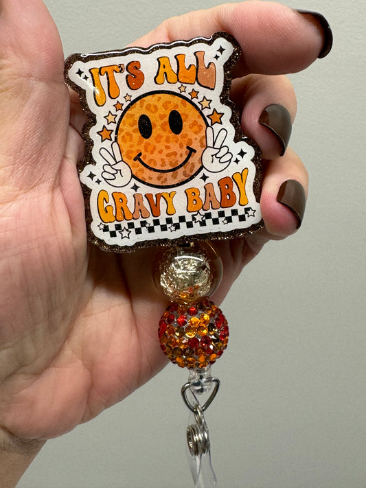 It's All Gravy Baby Badge Topper