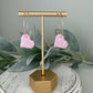 Heart Resin Dangle Earrings - Multiple Colors
