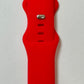 Silicone Engraved Apple Watch Bands - Multiple Designs/Colors