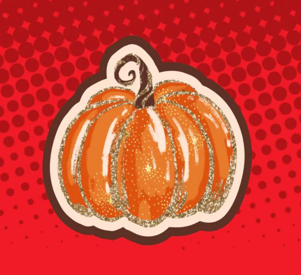 Pumpkin Badge Topper (Acrylic Only!)