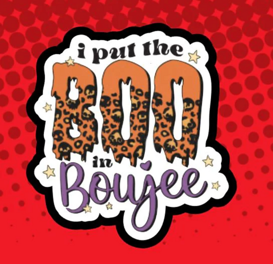 Boo In Boujee Badge Topper (Acrylic Only!)