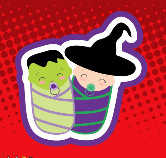 Halloween Bundled Babies Badge Topper (Acrylic Only!)
