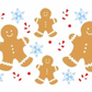 Gingerbread Men and Snowflakes - 88