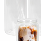 Acrylic Snow Globe Can Tumbler 16oz