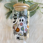 Groovy Ghost 16oz Glass Can Tumbler