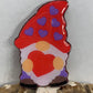 Red Valentine Gnome Badge Topper (Acrylic Only!)