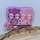 Heart Owls Badge Topper (Acrylic Only!)