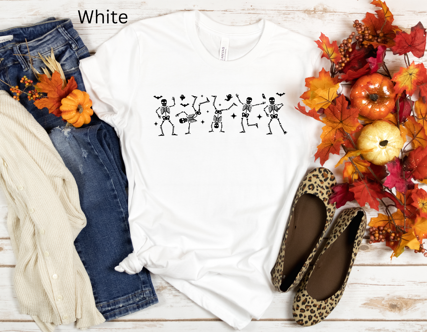 Dancing Skeletons Tshirt (Multiple Color Options)